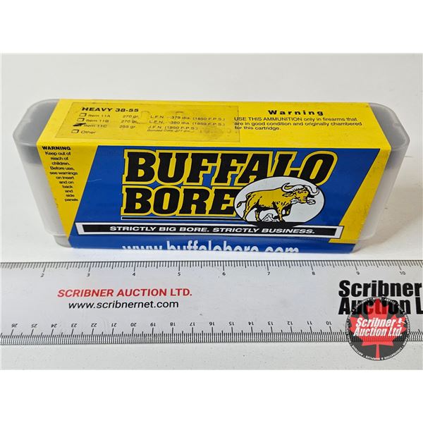 AMMO : Buffalo Bore Heavy : 38-55 (255gr : JFN) (20 Rnds TOTAL)