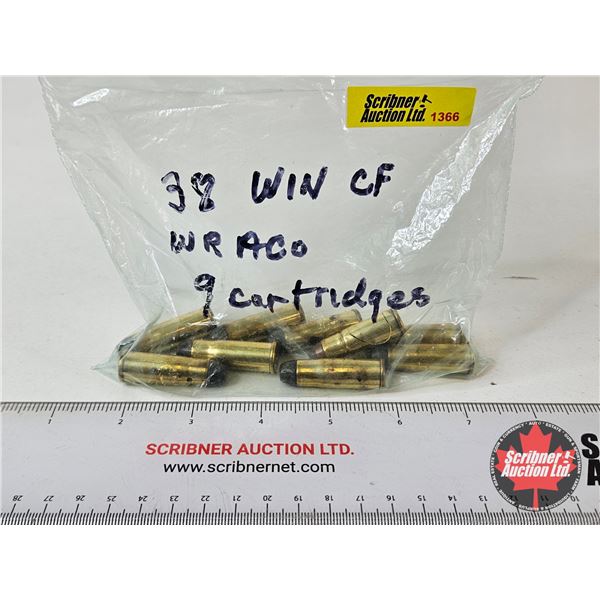AMMO : Antique W.R.A. Co. : 38 WCF (9 Rnds TOTAL)