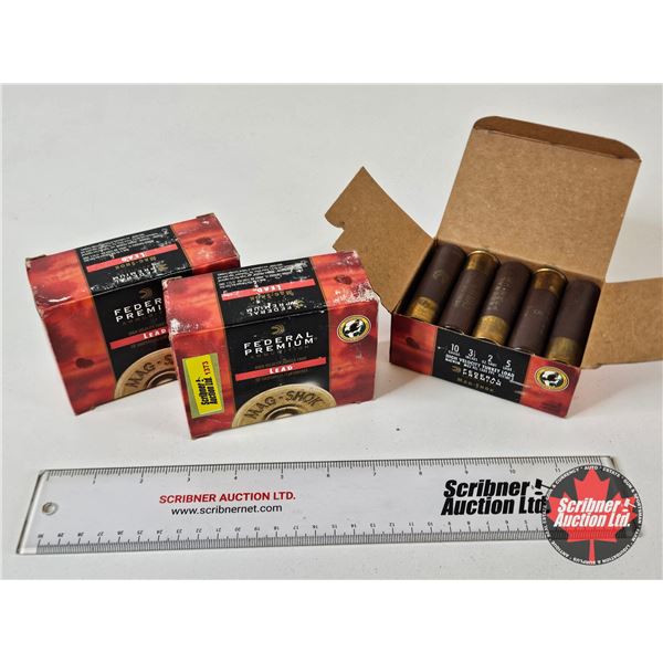 AMMO : Federal Premium Mag-Shok : 10ga 3-1/2″ (2oz : #5 Shot) (30 Rnds TOTAL)