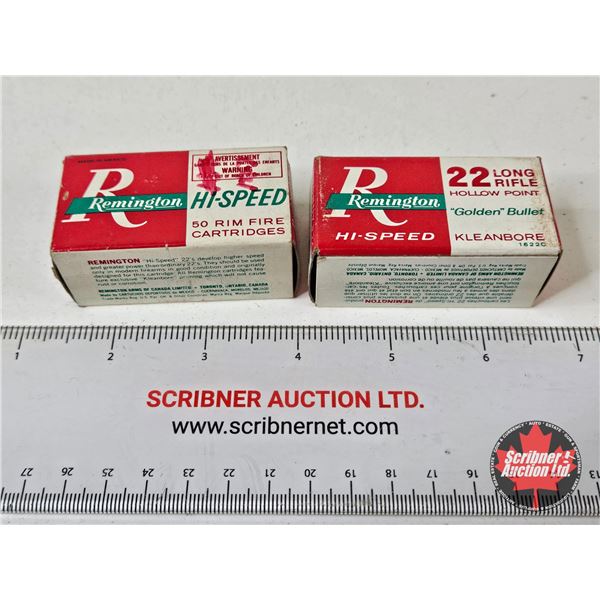 AMMO : Vintage Remington Hi-Speed : 22LR (HP) (73 Rnds TOTAL)