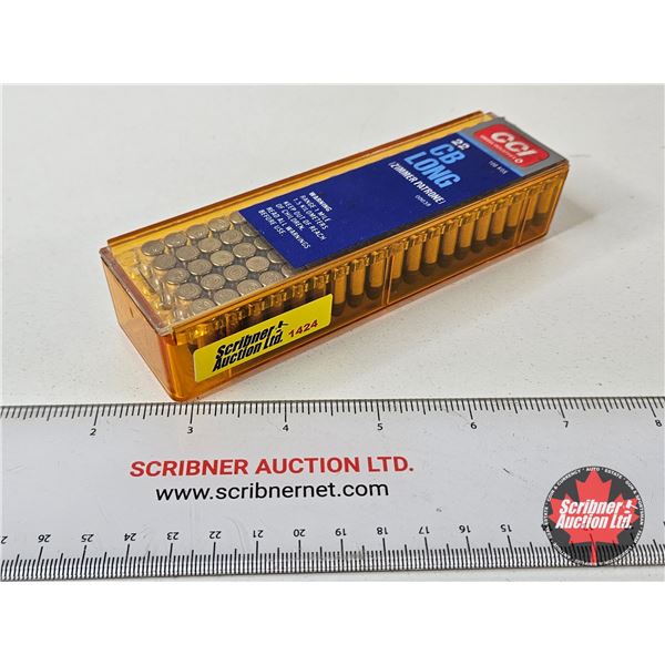 AMMO : CCI : 22 CB Long : Low Velocity (95 Rnds TOTAL)