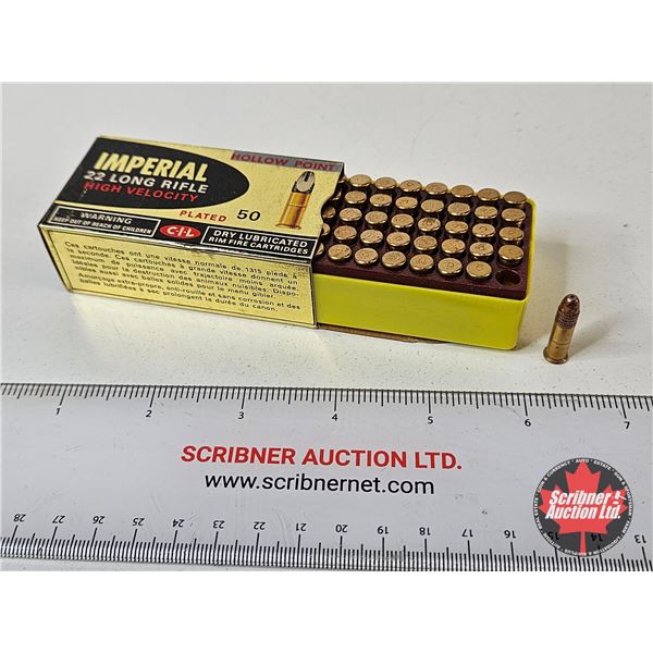 AMMO : Vintage CIL Imperial : 22LR : HP (50 Rnds TOTAL)