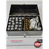 Image 1 : AMMO : 577 Snider (21 Rnds TOTAL) : c/w Brass : Bullets & Metal Box