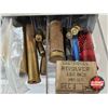Image 2 : AMMO : Vintage Cartridge Collection (120+ Rnds TOTAL) : c/w Grey 8-Drawer Organizer