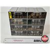 Image 1 : AMMO : Vintage Cartridge Collection (124 Rnds TOTAL) : c/w Grey 8-Drawer Organizer