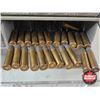Image 4 : AMMO : Vintage Cartridge Collection (124 Rnds TOTAL) : c/w Grey 8-Drawer Organizer