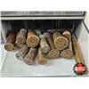 Image 5 : AMMO : Vintage Cartridge Collection (124 Rnds TOTAL) : c/w Grey 8-Drawer Organizer