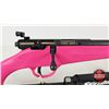 Image 9 : RIFLE: Savage Rascal : 22 S/L/LR : Single Shot : Bolt Action : Pink Synthetic Stock