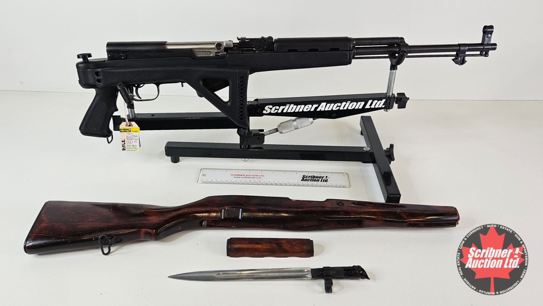 RIFLE: Russian SKS 1954R : 7.62x39 : Semi Auto : Sporterized : c/w ...