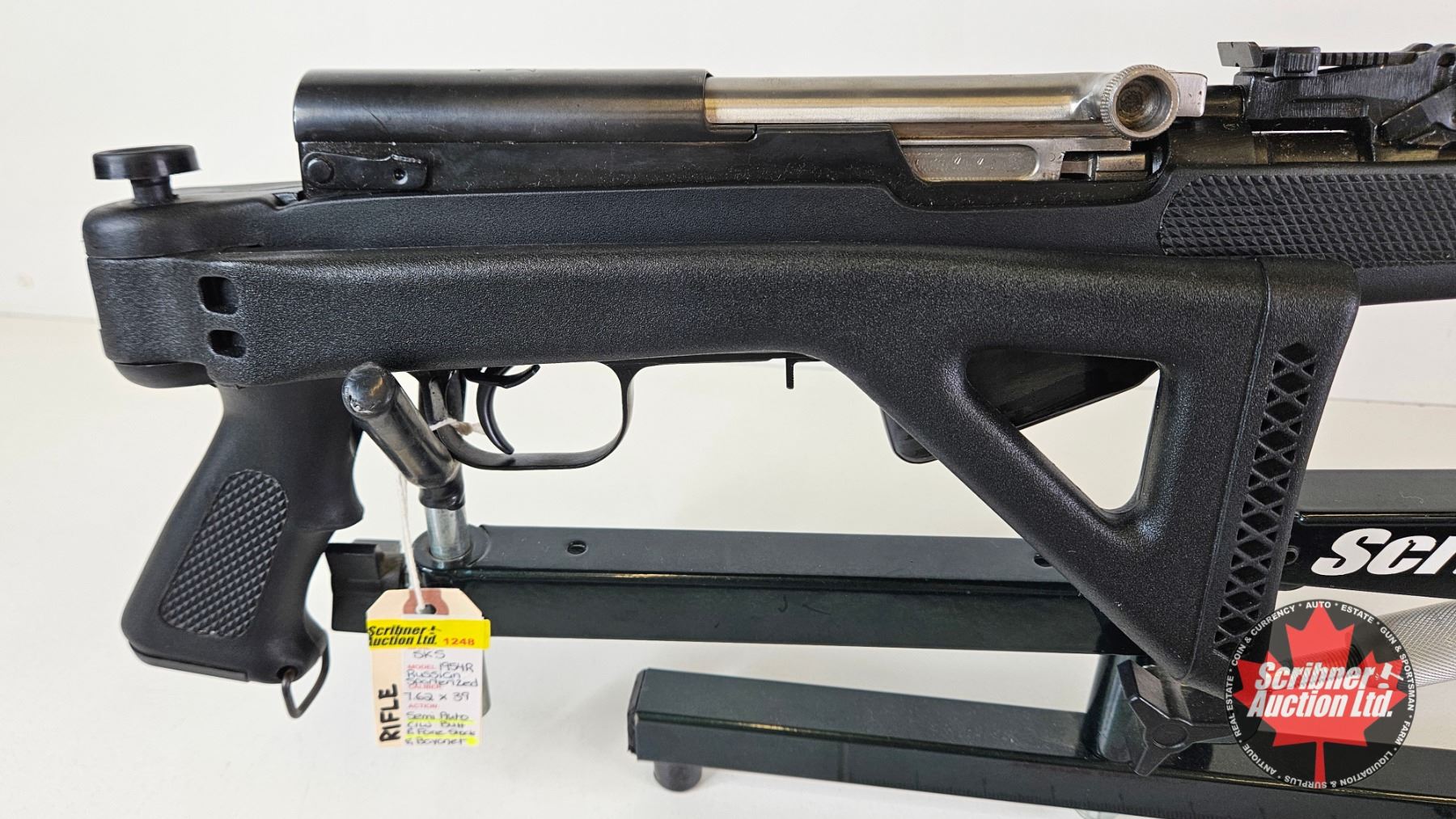 RIFLE: Russian SKS 1954R : 7.62x39 : Semi Auto : Sporterized : c/w ...