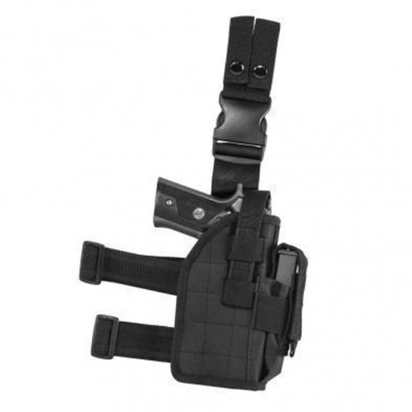 VISM Drop Leg Universal Holster - Black
