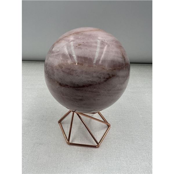 70 MM Rose Quartz Sphere