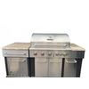 Image 1 : Master Forge Natural Gas Grill with Granite Counters, New Condition