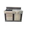 Image 1 : Master Forge Outdoor Kitchen Grill Station With Sink and Granite Pieces