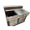 Image 2 : Master Forge Outdoor Kitchen Grill Station With Sink and Granite Pieces