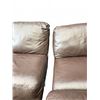 Image 6 : Brown Leather Sectional Sofa With Chaise