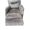 Image 4 : Grey Fabric Manual Recliner Armchair