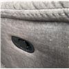 Image 5 : Grey Fabric Manual Recliner Armchair