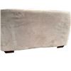 Image 2 : Beige Microfiber Upholstered Ottomans