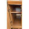 Image 3 : L-Shaped Wood Veneer Office Desk with Drawers and Cabinet