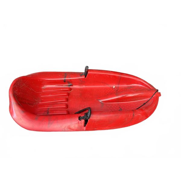Blitzen by Paris Red Plastic Snow Sled