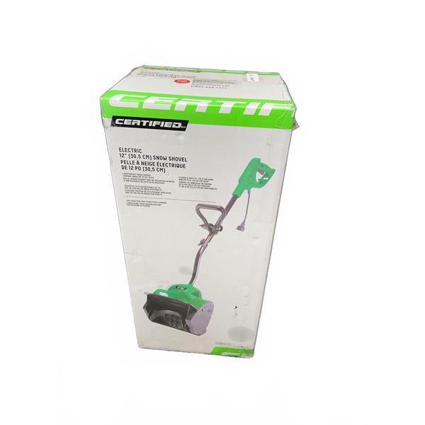 Certified 10-Amp Corded Electric Snow Shovel, 12-in