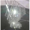 Image 10 : Modern 3-Light Arc Floor Lamp with Crystal Shades and Marble Base
