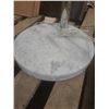 Image 4 : Modern 3-Light Arc Floor Lamp with Crystal Shades and Marble Base
