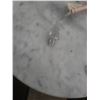 Image 5 : Modern 3-Light Arc Floor Lamp with Crystal Shades and Marble Base