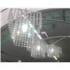 Image 9 : Modern 3-Light Arc Floor Lamp with Crystal Shades and Marble Base