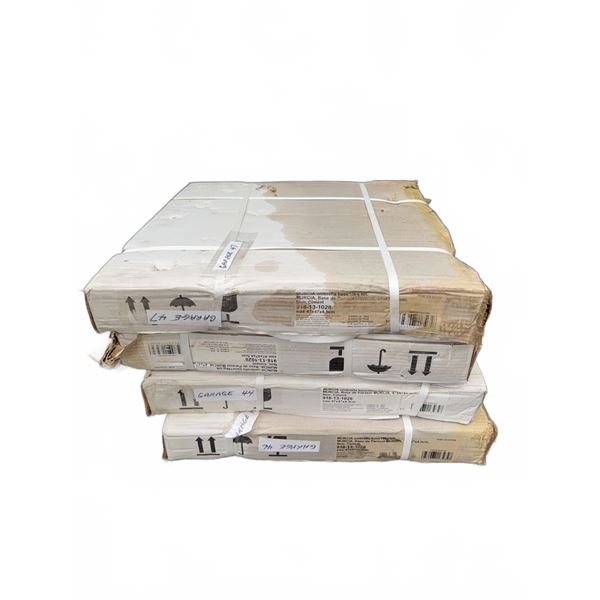 4 Murcia Umbrella Bases, Cement, 18kg Each