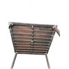 Image 2 : Outdoor Square Metal Patio Table with Centre Umbrella Hole