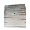 Image 3 : Outdoor Square Metal Patio Table with Centre Umbrella Hole
