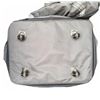 Image 3 : Grey Soft-Sided Rolling Travel Bag With Four Wheels and Zip Closure