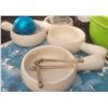 Image 2 : Bowls, Plates, Oil Spritzer, Mug, Knife Sharpener, Mixing Bowls