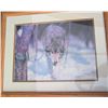Image 9 : Decorative Lot: Abbott China Bird Figurines, Framed Wolf Prints and More