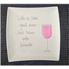Image 4 : Drinkware Lot with Glasses, Pitcher, Plate, Stein, Tote Bag, and Bottle Light