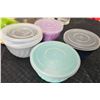 Image 2 : Pyrex Nesting Glass Bowls, Lidded Bowls, Drinking Glasses, Angels, Tools