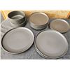 Image 1 : Melo Essentials Matte Black Stoneware Dinnerware Set, 12 Pieces