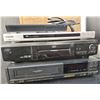 Image 4 : Panasonic VIERA Monitor, Sony DVD Players, JVC VHS Player, Remotes, 18 CD'S