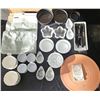 Image 1 : Bakeware, Glass Bowls, Flatware, Knife Set, Harman Table Runner