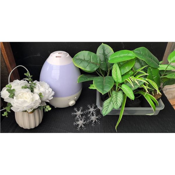 Artificial Potted Plants, Sunbeam Humidifier and More