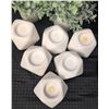 Image 3 : Lot: Kitchenware and 6 White Candle Holders