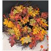 Image 3 : Fall Decor Wreaths, Faux Flowers, Candles, Basket, Etc
