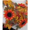 Image 5 : Fall Decor Wreaths, Faux Flowers, Candles, Basket, Etc
