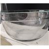 Image 6 : Tableware Lot: Green Base Glasses, Bowls, Silver Toned Cup
