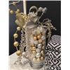 Image 2 : Lot Home Decor: Cushions, Vases, Figurines, Jewelry Stand