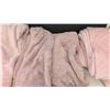 Image 1 : 3 Super Soft Pink Faux Fur and Quilted Throws, Indigo and Pavilion