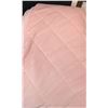 Image 2 : 3 Super Soft Pink Faux Fur and Quilted Throws, Indigo and Pavilion