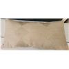 Image 6 : 6 Pillows, Yellow and Blue Throw Blankets, and Beige Quilted Coverlet